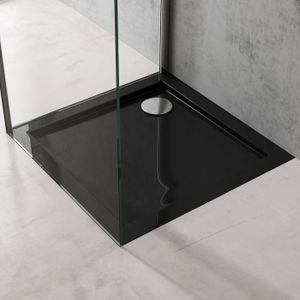 Porte de douche carrée à ouverture en coin | Bain Dépôt