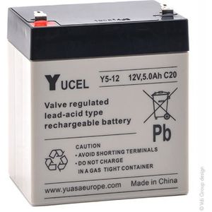 BATTERIE VÉHICULE Batterie plomb AGM Y5-12 12V 5Ah YUCEL - Unité(s)