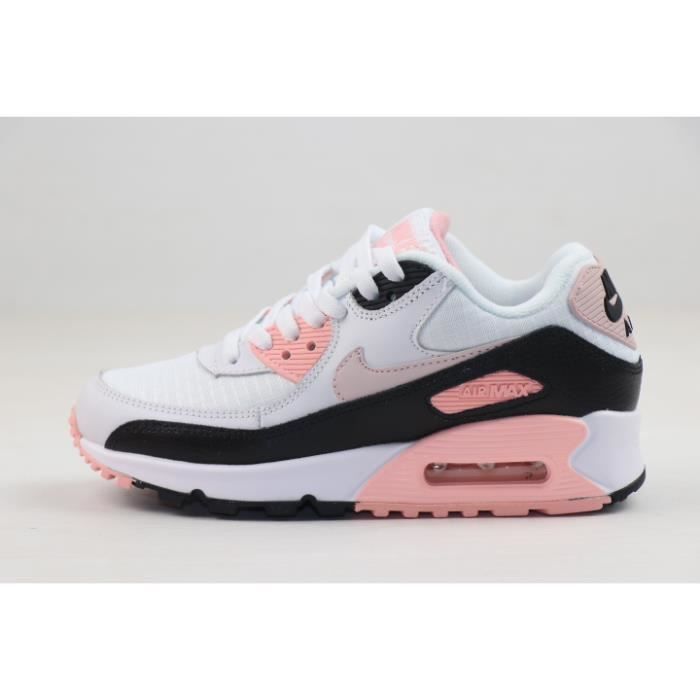 Baskets Nike AIR MAX 90 Blanc, Noir et Rose Homme et Femme Air Running  Chaussure XMQ836 Noir et rose - Cdiscount Chaussures
