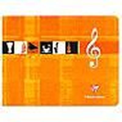 Cahier de musique et chant piqué 17x22 48p CARREFOUR : le cahier de musique  à Prix Carrefour