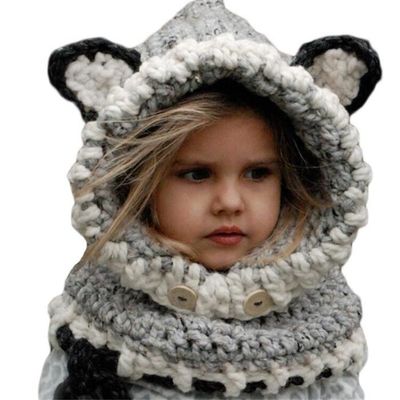 Acheter Chapeau écharpe de dessin animé pour enfants, deux pièces, Double  polaire, chaud, garçon et fille, adulte, Parent-enfant, bébé, nouvelle  collection automne et hiver