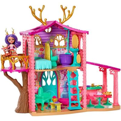 ENCHANTIMALS coffret La Maison de Danessa Biche mini poup e
