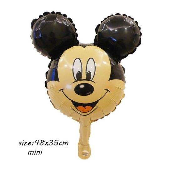 Grands ballons de dessin animé Mickey Minnie en feuille de tête