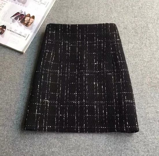 Jupe Crayon Etam Femme - Taille 16 - Violette - Laine à Motif Géométrique - Fermeture Zip