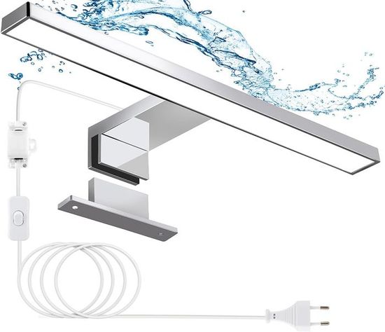 LED Lampe Miroir Salle De Bain Noir 5W 30cm 400lm, Applique Armoire Blanc Froid 6000k Ip44 Etanche Lampe Pince Pour Meuble Salle De Bain Applique Murale En Saillie 300mm 59366258 LED Lampe Miroir Salle De Bain Noir 5W 30cm 400lm, Applique Armoire Blanc Froid 6000k Ip44 Etanche Lampe Pince Pour Meuble Salle De Bain Applique Murale En Saillie 300mm 59366258