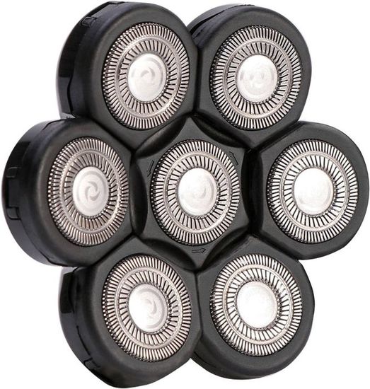Lot De 5 Têtes De Rasoir Flottantes 5D De Remplacement Pour Rasoir électrique - Neuf Sous Blister