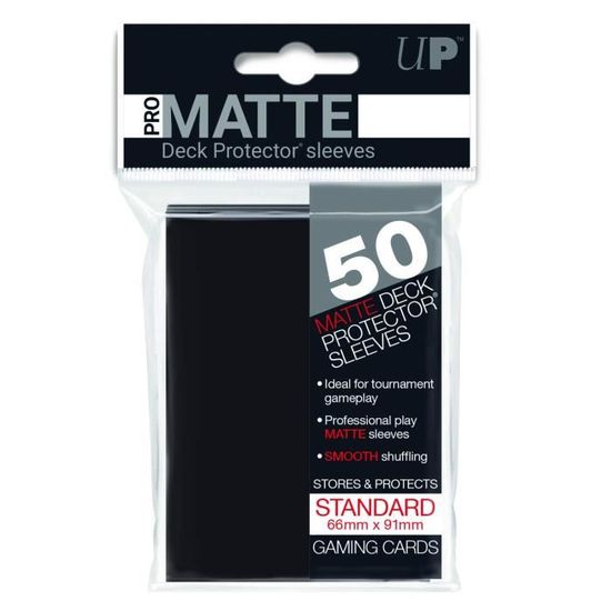 Housses Pro-Matte Ultra Pro – Protection Cartes Petit Format, Violet, D10 – Lot Jeu De Cartes