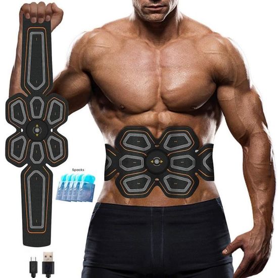 Arm Set - Stimulateur Musculaire EMS électrique, Entraînement Abdominal