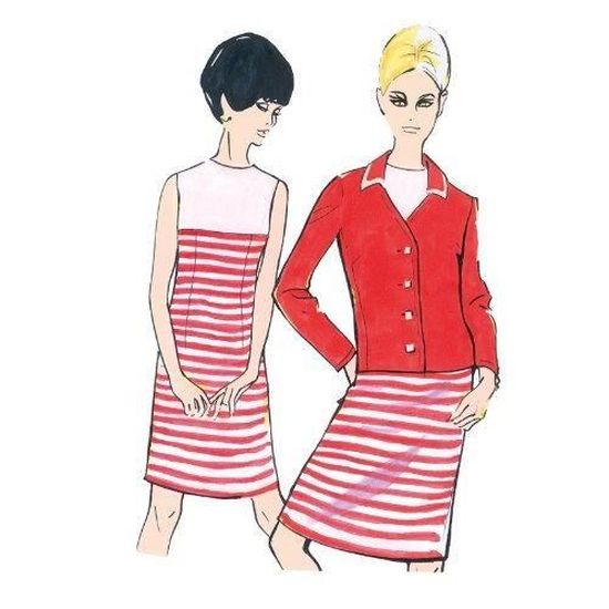 Patron Burda 6760 - Robe Et Veste