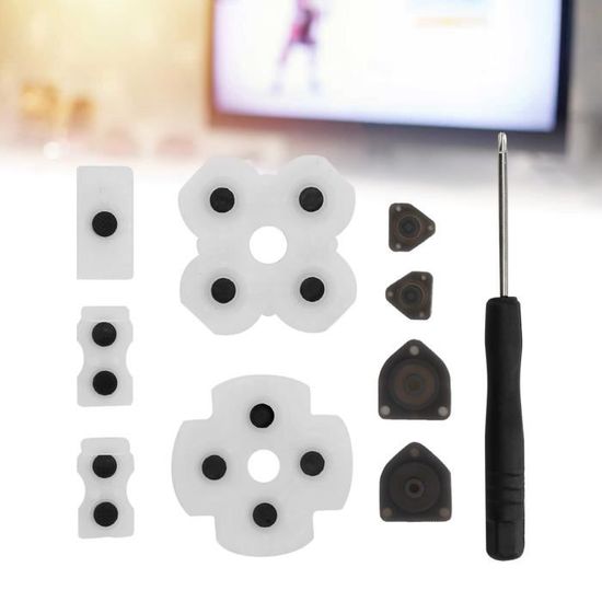 Sonew Jeu d'adhésifs conducteurs pour manette de jeu Coussinet adhésif Sonew Jeu d'adhésifs conducteurs pour manette de jeu Coussinet adhésif
