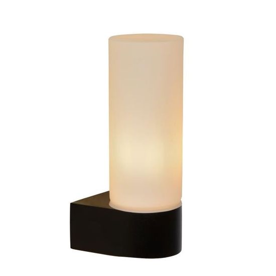 Luminaire Ip44 Noir Lucide LUCIDE JELTE Applique Murale Salle De Bain - 1xG9 IP44 Noir éclairage IP44