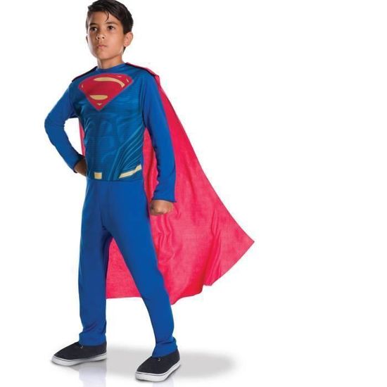 Déguisement classique Superman - Justice League - Enfant - Polyester - Bleu - Garçon