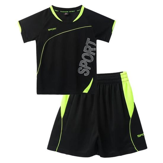 Short Blanc Enfant Garçon Ensemble Foot Oyolan Maillot Short Garçon  5-14 Ans, 100% Polyester Short Foot - Main Image