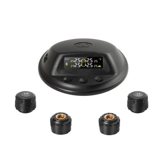 Système TPMS Moto Sans Fil – Surveillance Pression Et Température Pneus – Alarmes Fuites, Batterie Faible – Écran LCD – Compatible Universel - 9