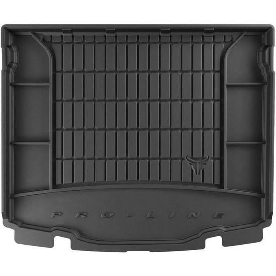 Tapis De Coffre 3D TPE Pour Jeep Wrangler JK 2007-2018 - Protection Intérieure, Bords Hauts, Noir