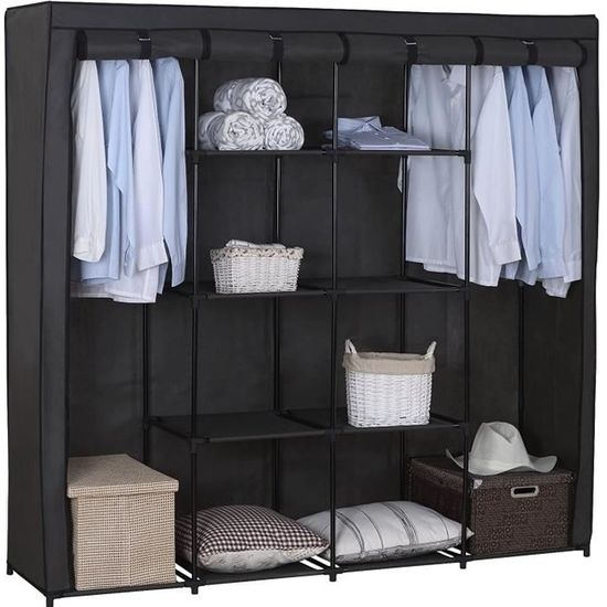 Woltu Armoire De Rangement En Tissu Penderie De Chambre Avec Porte Et Tiroir Armoire Plastique Et Pliable 174x46x169 Cm Gris Achat Vente Armoire De Chambre Woltu Armoire De Rangement Soldes Sur Woltu Armoire De Rangement En Tissu Penderie De Chambre Avec Porte Et Tiroir Armoire Plastique Et Pliable 174x46x169 Cm Gris Achat Vente Armoire De Chambre Woltu Armoire De Rangement Soldes Sur