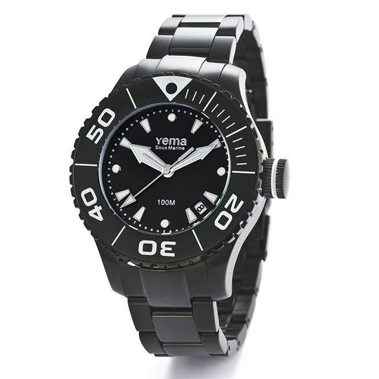 Montre YEMA Quartz Vintage Femme/homme Années 70 - Dorée, Cadran Texturé, à Réparer