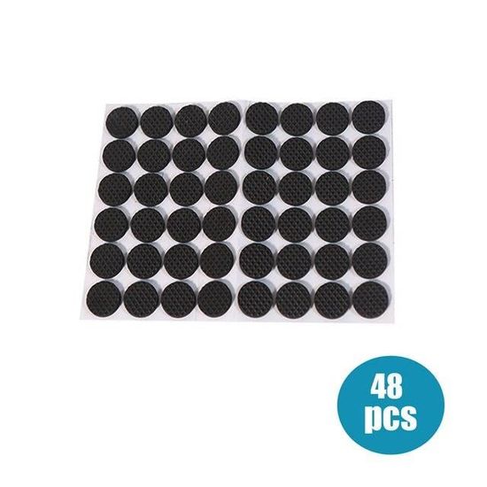 Lot De 60 Patins Feutre Ronds Anti-rayure Pour Pieds De Meuble, 25mm, Neuf Sous Emballage