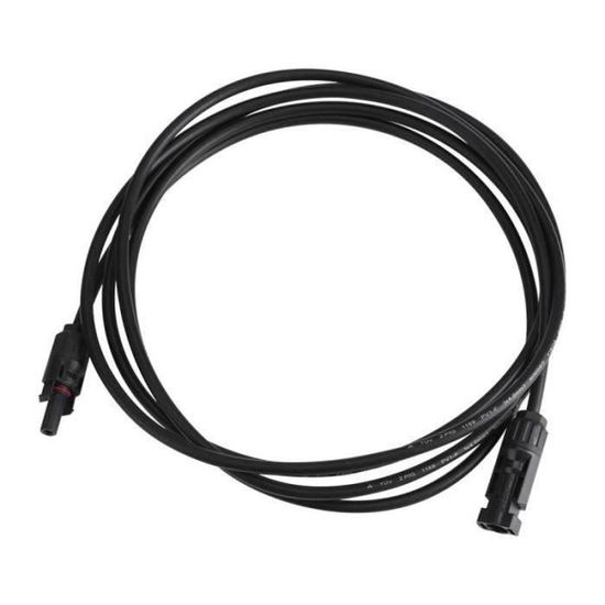Câble Extension Solaire 30m - 10 AWG, IP67, 1500V - Connecteurs MC4 Mâle/femelle - Pour Panneaux, Camping-car, Bateau - 7