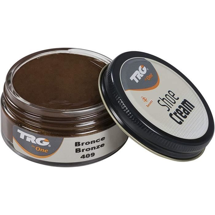 TRG The One Shoe Cream – Schuhcreme Für Leder & Kunstleder, Farbe Braun (180 Chocolate), 50 Ml, Mit Bienenwachs
