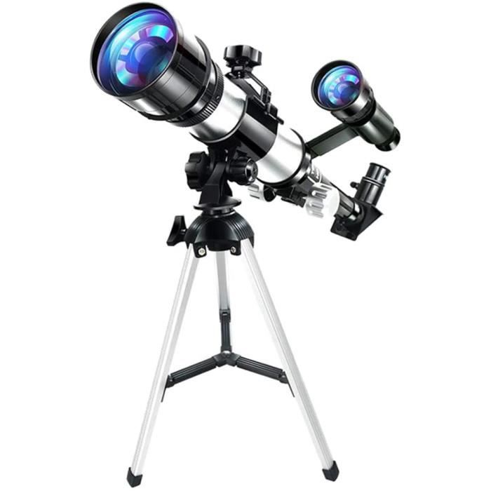 YSpoe Télescope astronomique pour Adultes et débutants r et Enfants réfracteur de télescope à Ouverture 150X 70mm avec trépied Finder HD télescope Haute Puissance 