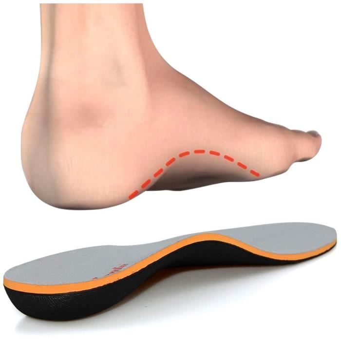 Semelle orthopédique pour pied plat, support de voûte plantaire confortable Semelles pour