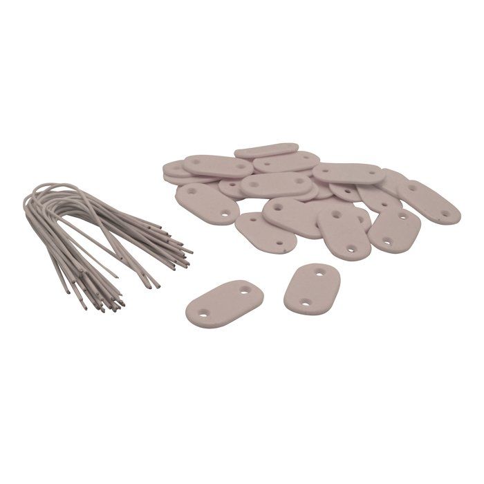 Nature Kit fixation canisses taupe 26 clips et 26 liens