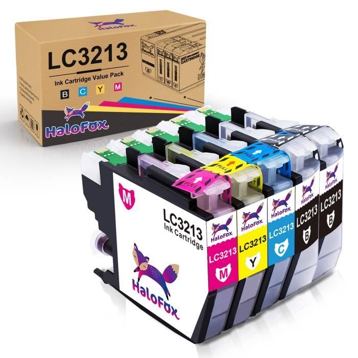 Pack De 6 Cartuchos De Tinta Compatibles Brother LC-3213/LC-3211 - Para Impresoras DCP Y MFC Series J