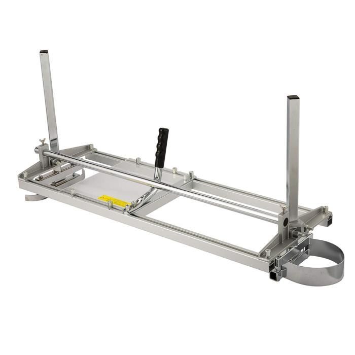 Chaîne Scie Portative Réglable14 à 36'' Moulin à Scie Chainsaw Mill en Acier Inoxydable et Aluminium Sawmill Planche de Tronçonneuse