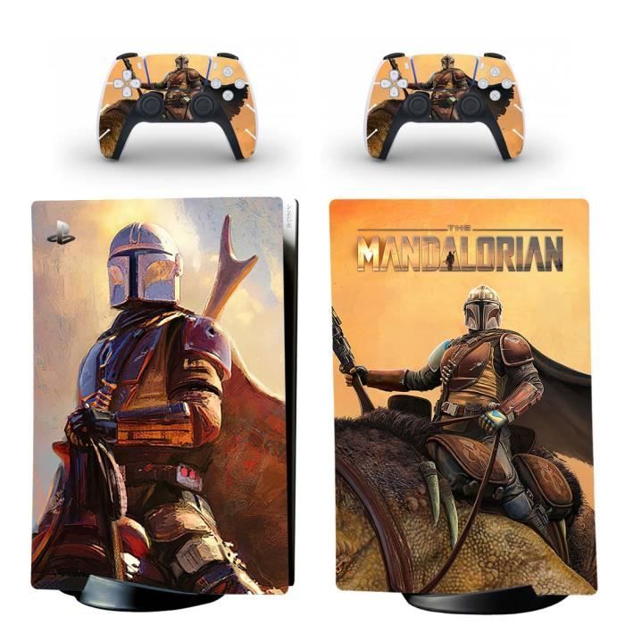 Star Wars PS5 Digital Sticker Skin Autocollant de protection pour PS5 Playstation 5 Digital Édition Console et 2 contrôleurs 09