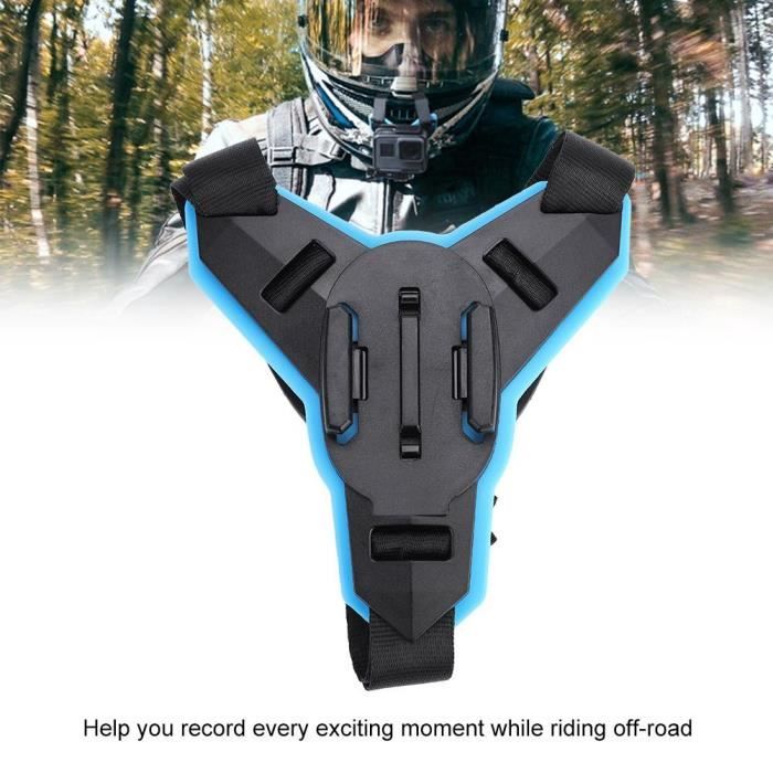 Support de fixe de menton de casque de moto Taixun pour gopro hero6 / 5/4