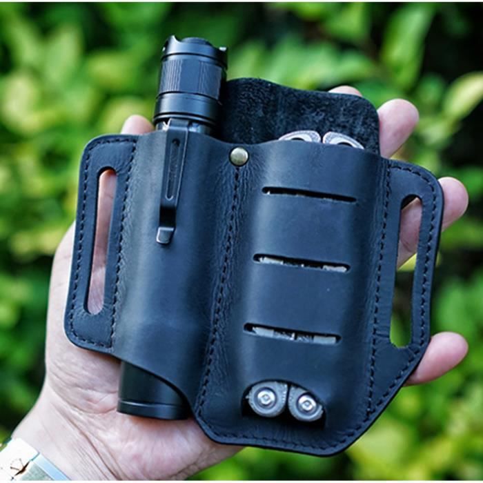Ensemble d'outils portables pour survie en plein air, taille suspendue, sac de ceinture pour hommes