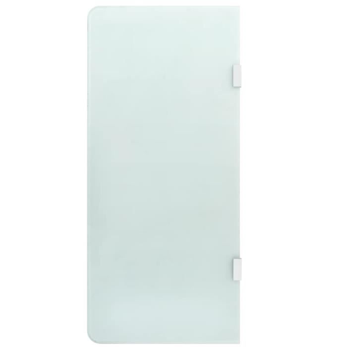 ♫8809 Brise-vue Classique - Clôture Grillage pour urinoir mural 90x40 cm Verre trempé FNCM®