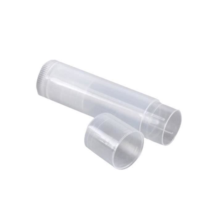 50 Pcs transparent vide bricolage lèvres baume tubes conteneurs