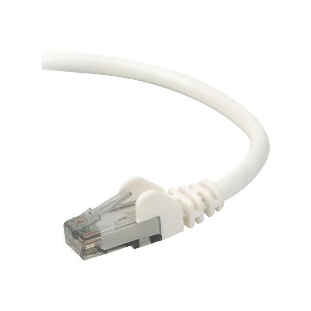 BELKIN Cordon de raccordement - RJ-45 (M) pour RJ-45 (M) - 3 m - CAT 5e - Bleu
