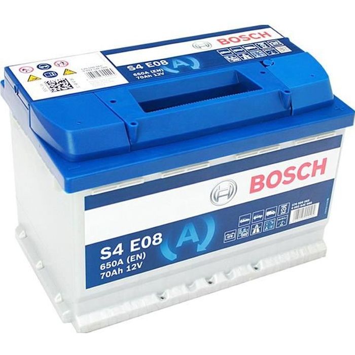Batterie BOSCH Bosch S4E08 70Ah 650A - 4047025244404