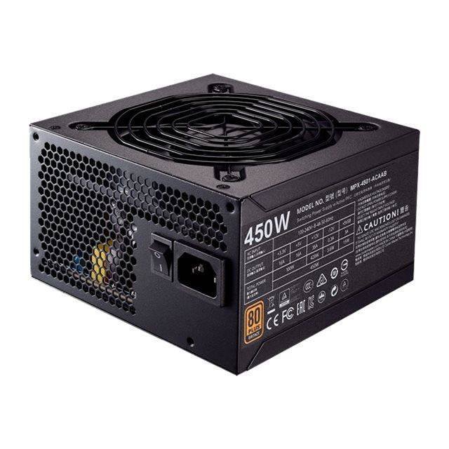 Cooler Master - MWE 450 BRONZE - Alimentation 450W (Certifiée 80 Plus Bronze, Garantie 3 ans)