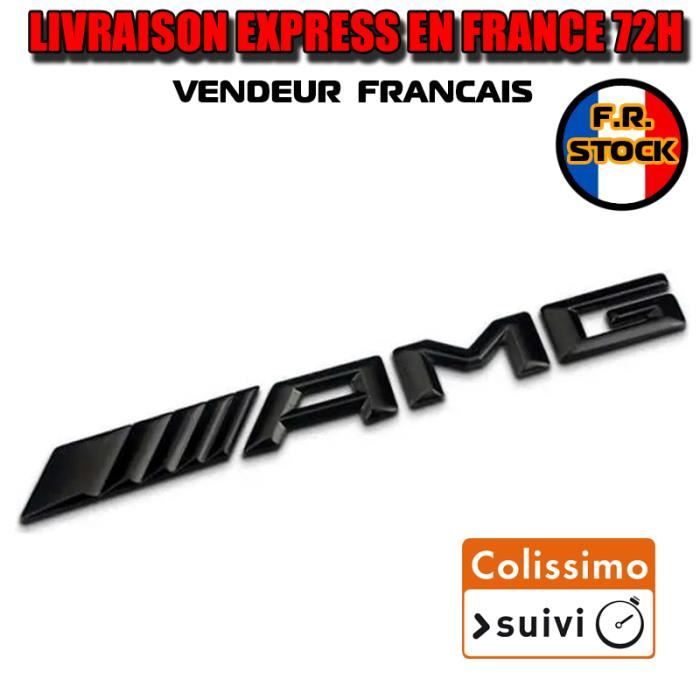 Logo badge embleme de coffre AMG Noir Mat MERCEDES-BENZ