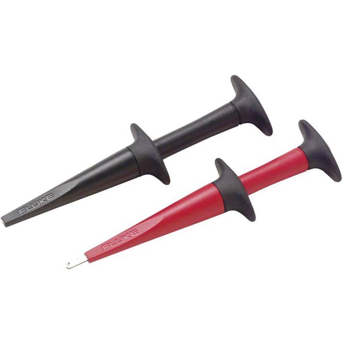 Jeu de pinces crocodiles de sécurité Fluke AC280 femelle 4 mm CAT IV 600 V, CAT III 1000 V rouge, noir