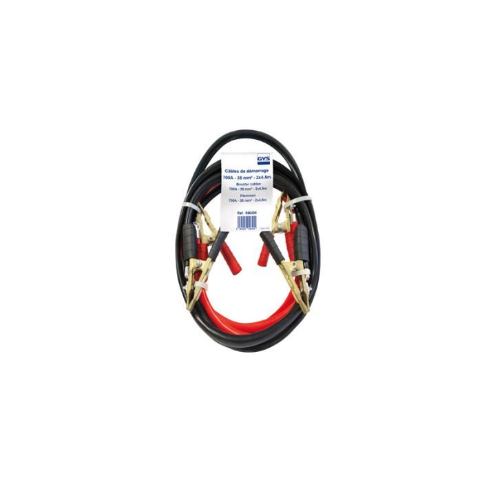 CABLES DEMARRAGE 700A, 2x4.5M, Pinces Bronze Di…