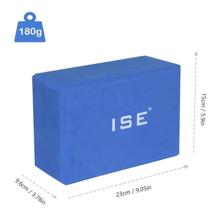 Briques Yoga,Blocs de Yoga Block Pilates Bio en Mousse EVA Haute Densité Écologique Léger Confortable Antidérapant,Pour Amateurs déb