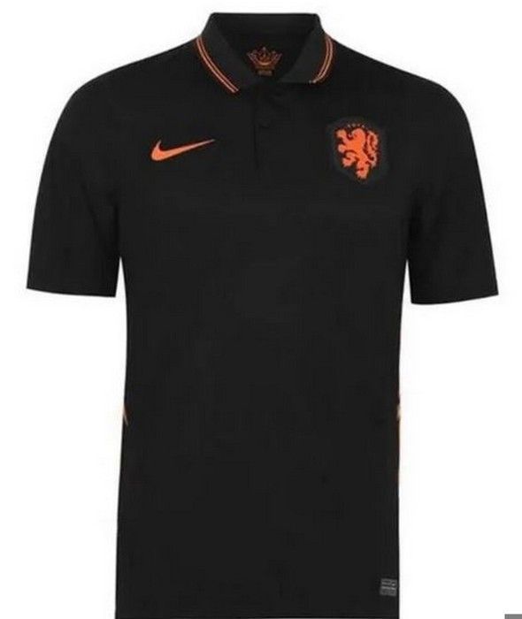 Nouveau Maillot Officiel de Football Homme Nike Hollande Pays-Bas Extérieur Euro 2020