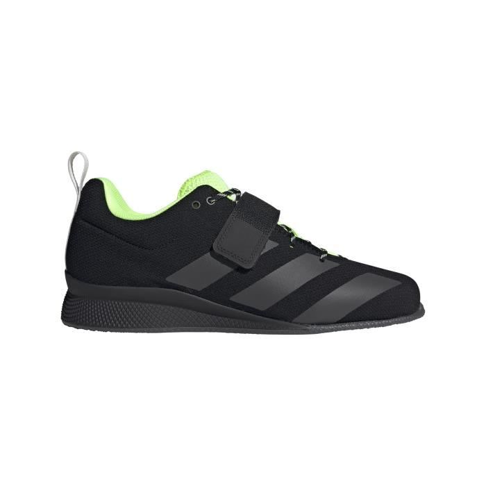 Chaussures d'haltérophilie Adipower Weightlifting 2 - noir/gris foncé/vert vif - 41 1/3
