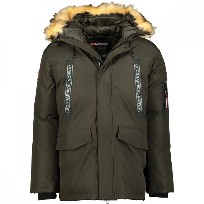 GEOGRAPHICAL NORWAY Doudoune CABRAC Kaki - Homme