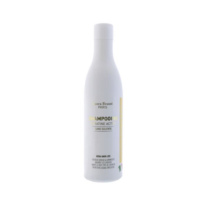 Shampoing Kératine Active - Laura Beauté