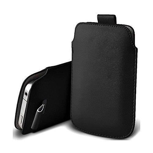POCHETTE HOUSSE ETUI COQUE CUIR NOIR OZZZO POUR THOMSON TN 710