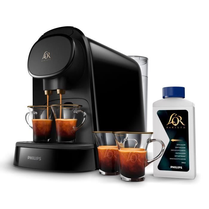 PHILIPS L'or Barista LM8012/61 Machine à café dosette + 9 capsules - Noir