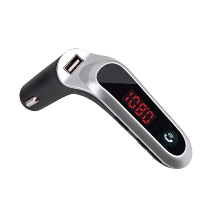 Kit mains libres sans fil pour voiture Transmetteur FM Bluetooth Adaptateur autoradio MP3 Lecteur de TRANSMETTEUR FM DE VOITURE