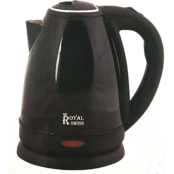 Bouilloire électrique 1500w - Bouilloire Rotation 360° - Bouilloire Inox - 1,8 litre - 1500w - Noir
