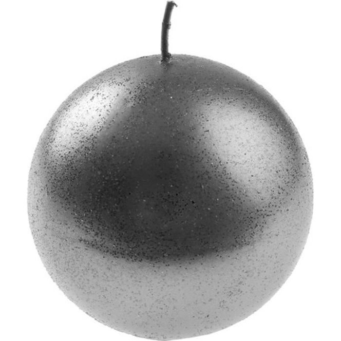Bougie Boule Argent